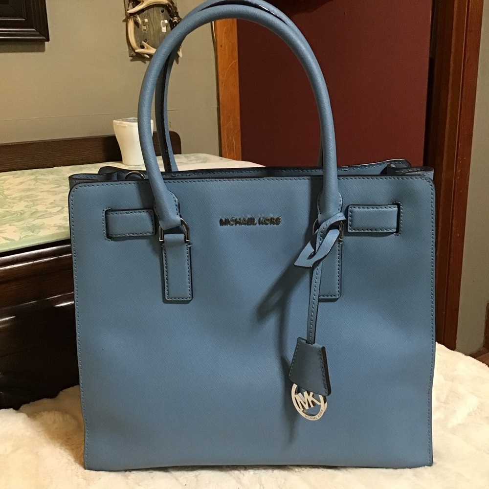 Michael kors Lrg Hamilton tote satchel blue